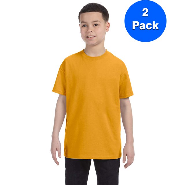 Hanes T-Shirt Jeunesse Authentic-T - 54500 (Lot de 2)