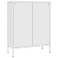 thumbnail image 3 of vidaXL Armoire à Tiroirs Blanche 80x35x101,5 cm Acier, 3 of 5