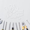 thumbnail image 4 of WRITWAA 10Pcs Plastic Flat Hooks For Bathroom Shelving Unit White Hanging Storage Solution For Home Organization, 4 of 7