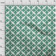 thumbnail image 3 of oneOone Cotton Poplin Green Fabric Mosaic Craft Projects Decor Fabric Printed By The Yard 56 Inch Wide, 3 of 5