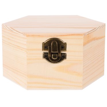 Boîte à Bijoux en Bois Rustique Étui à Bijoux Décoratif Organisateur de Bibelots Multifonction