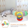thumbnail image 4 of Interesting Cat Plaything Wear-resistant Kitten Toy Folding Cat Play Tunnel Cat Accessory, 4 of 8