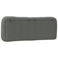thumbnail image 5 of vidaXL Coussin de Tête de Lit Gris Foncé 137 cm Tissu, 5 of 5