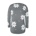 thumbnail image 5 of EGNMCR Chandail à Col Rond pour Femmes, Chandail pour Femmes Mode pour Femmes Imprimé de Noël Confortable à Manches Longues Chandail Ample Haut Chandail pour Femmes, 5 of 5