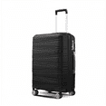 thumbnail image 1 of TRAVLR 100% PP Break Resistant Lightweight Expandable 24" Checkin Luggage Trolley Black., 1 of 7