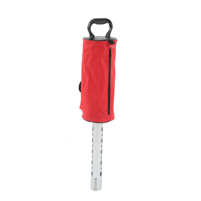 Shagger Boule, Tube en Alliage d'Aluminium Retriever Grande Capacité pour Bien Sûr Noir, Rouge