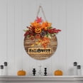 thumbnail image 4 of Door Hanging Decoration Door Decoration  Bow Maple Leaf Pumpkin Wall Hanging – Hand Crafted Festive Ornament For Creative Scene Setting And Door Sign A One Size, 4 of 8