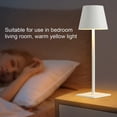 thumbnail image 3 of TFixol Lampe de Bureau LED Moderne au Design KD Élégant avec Commande Tactile, Chargement USB et Modes d'Éclairage Réglables - Blanc, Batterie 2000 mAh, Parfaite pour la Table de Chevet Ou l'Étude, 3 of 6