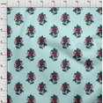 thumbnail image 3 of oneOone Tissu Polyester Lycra Imprimé Feuilles & Floral pour Couture BTY 56 Pouces de Large, 3 of 4
