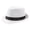White, variant on Meitianfacai Black Top Hat, Fashion Gentleman Hat with Big Head Circumference, Top Man Hat Baseball Cap Men