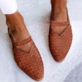 thumbnail image 2 of CEHVOM Chaussures Plates à Bout Pointu pour Femmes Chaussures Décontractées en Maille Sandales Unies Confortables, 2 of 4