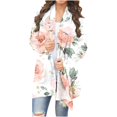 thumbnail image 1 of Cardigan Léger à Manches Longues Imprimé Floral Blouse de Plage Décontractée Veste d'Automne Vêtements, 1 of 6