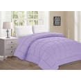 thumbnail image 1 of Down Alternative Double-Filled Comforter King/Cal King, Lilac, 1 of 5