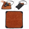 thumbnail image 4 of Folding Lens Wrap Cloth, Lightweight Flannel Brown Impact Resistance Camera Protective Wrap Cloth  For SLR Camera For Tripod For Binoculars S,L, 4 of 8