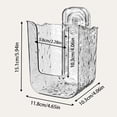 thumbnail image 2 of Kitchen Wipes Storage No Punching Wall Mounted Tissue Holder Refillable Container Ideal for Bathroom and Toilet Organization Clear Wipes Dispenser for Convenient, 2 of 3