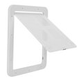 thumbnail image 2 of Petite Porte pour Chien, Porte de Ventilation Domestique Fixable pour Animaux de Compagnie, pour Chat avec Rabat Magnétique Blanc Grande, 2 of 8