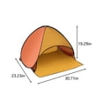 thumbnail image 3 of XZNGL Beach Tent Sun Shade Beach Head Tent, Automatic Quick-Opening Beach Shade and Sun Protection Head Tent, 3 of 6