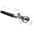 thumbnail image 3 of Oleegame 1PC Kitchen Utensils Set Select Stainless Steel Springable Ice Scoop Fruit Scoop Thickened Durable Ice Scoop Black, 3 of 4