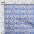 thumbnail image 2 of oneOone Polyester Spandex Blue Fabric Abstract Line Sewing Material Print Fabric By The Yard 56 Inch Wide, 2 of 4