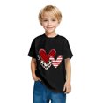 thumbnail image 4 of Rbaofujie Hauts Décontractés pour Filles Col Rond Manches Courtes T-Shirts Tenues de Mode Printemps Été 2025, 4 of 4