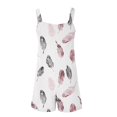 thumbnail image 4 of IROINID Femmes Léger Court Rompers, Femmes Été Confortable Occasionnel Bretelles Impression Shorts Poche Combinaison Short Multicolore L, 4 of 5