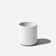 thumbnail image 1 of Veradek Demi Series 12" Plastic-Stone Planter - White, 1 of 9