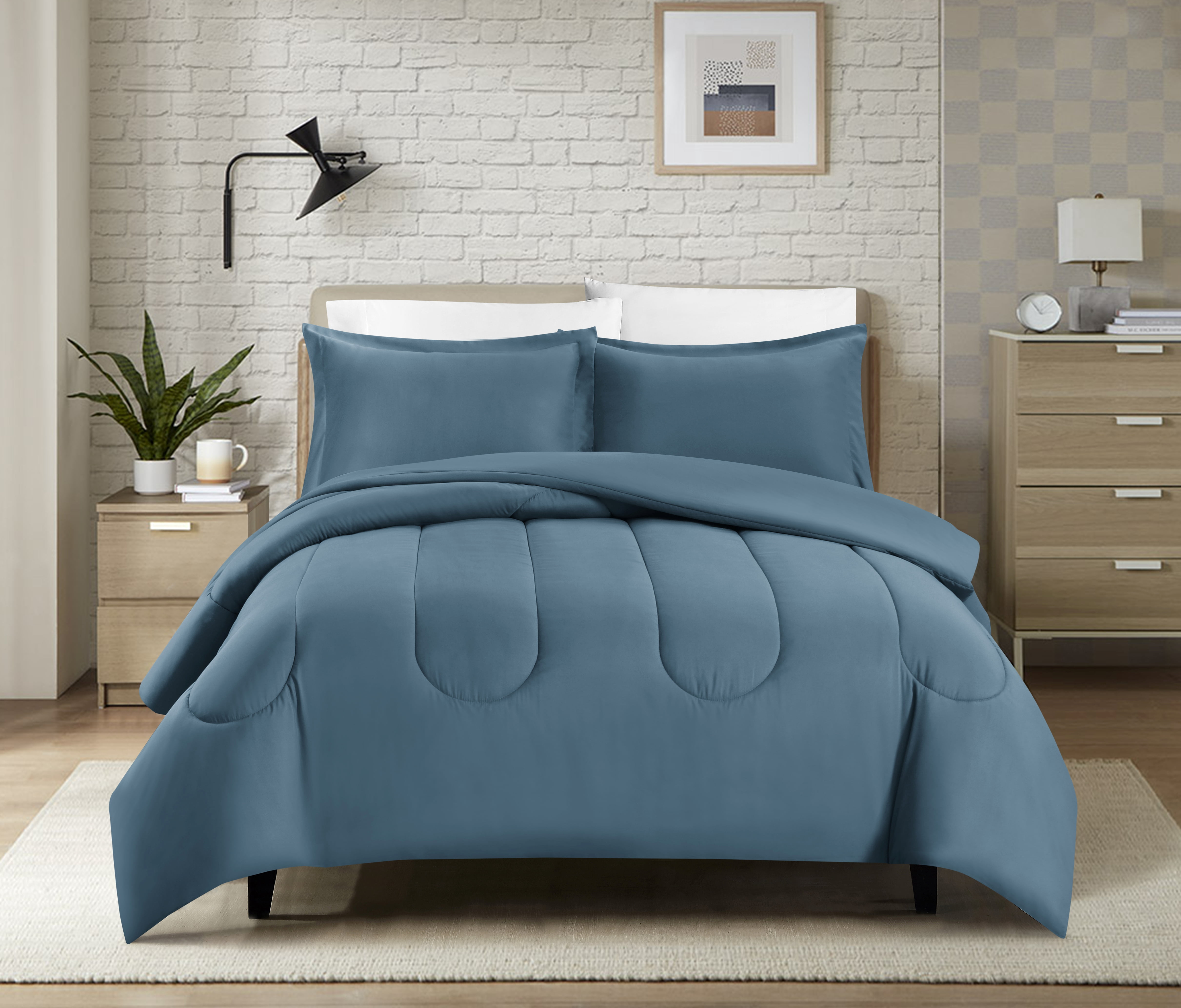 Ensemble de literie complet de luxe Swift Home, toutes saisons, taille simple/Twin XL