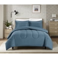 thumbnail image 1 of Swift Home Luxury 8 Piece Bed in a Bag, All Season Complete Bedding Set, Full, Light Blue, 1 of 10