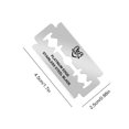thumbnail image 4 of Lames de Rasoir pour Hommes Lame en Acier Inoxydable Tranchante Rasoirs de Sécurité Classiques Épilation de Barbe Accessoires de Rasage Visage Jambe Aisselles Type 1, 4 of 8