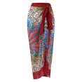 thumbnail image 2 of Nouvelle Robe de Plage Aguichant Imprimée Rétro Maillot de Bain Jupe Longue Tenue de Fête Tenue de Plage Été, 2 of 6