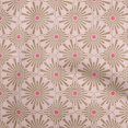 thumbnail image 1 of oneOone Velvet Light Brown Fabric Asian Ornamental Sewing Craft Projects Fabric Prints By Yard 58 Inch Wide, 1 of 5