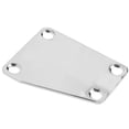 thumbnail image 1 of Trapezoid Guitar Neck Plate, Superior Performance Guitar Neck Plate Easy Installation Silver  Finish High Strength  For Jazz Bass, 1 of 8