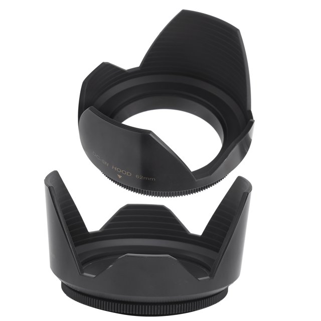 Lens Hood, Petal Shape Lens Hood Portable Collapsible For Outdoor For 62mm/2.4in Filter Aperture Lens.
