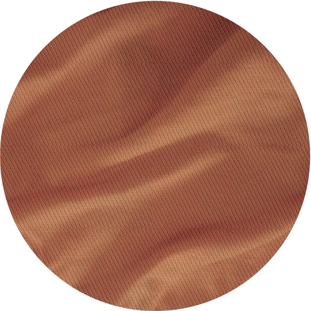 Ahgly Company Tapis Rond Lavable en Machine Intérieur Transitionnel Orange, 3 Pieds Rond