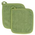 thumbnail image 1 of LNGOOR 2Pcs Pocket Pot Holders Cotton Heat Potholder Multipurpose Hot Pads Machine Washable Oven Mitts Cloth Potholders For Daily Kitchen Baking And Cooking, 1 of 9