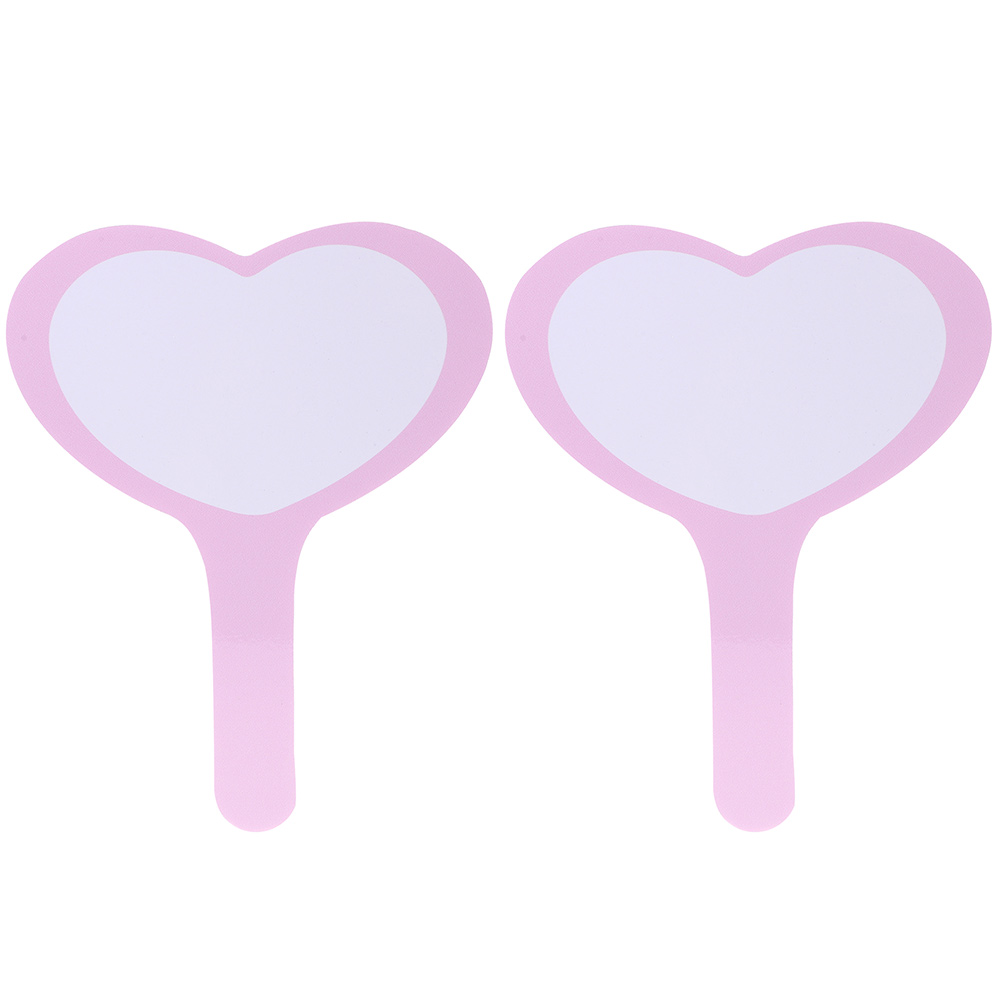2Pcs Handheld Whiteboard Heart White Board Dry Erase White Board Hand Held Writing Board for office