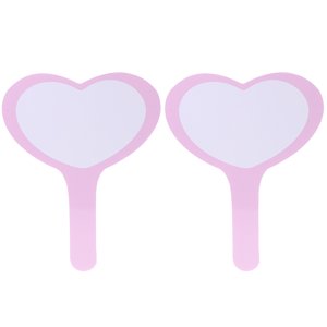 2Pcs Handheld Whiteboard Heart White Board Dry Effase White Board Hand Held Writing Board pour le bureau