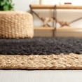 thumbnail image 4 of Indian Handmade Braided Inner Black Natural Jute Area Rug, Home Décor Rug, Jute Rug for Bedroom, Dining Room, living room, Doormat Rug Size - 2' Round (60 cm x 60 cm), 4 of 4