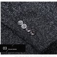 thumbnail image 4 of EGNMCR Jackets for Men Fine Check Woolen Men's Slim And Handsome Suit Top, 4 of 7