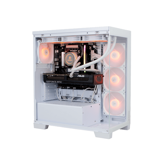 AZZA PC de Jeu EHUD SNOW LITE, Intel i7-14700F, Nvidia RTX5070-12 Go, 32 Go X1 DDR5, SSD M.2 1 To, Windows 11 Famille