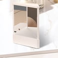thumbnail image 3 of Liyamei Non Reversing Mi Rrors Glass Viewing Angle Selfs Hair Cutting Mi Rrors Precision True I Ma G E S Real Re Flection Slim Design For Makeup Vanity & Beauty, 3 of 5