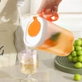 thumbnail image 1 of Ice Tea Pitcher for Fridge Water Jar Dispenser Summer Drink Bucket Plastic Refrigerator Water Pitcher Liquid Storage Containers for Fridge Tea Pitcher 1.5L, 1 of 6