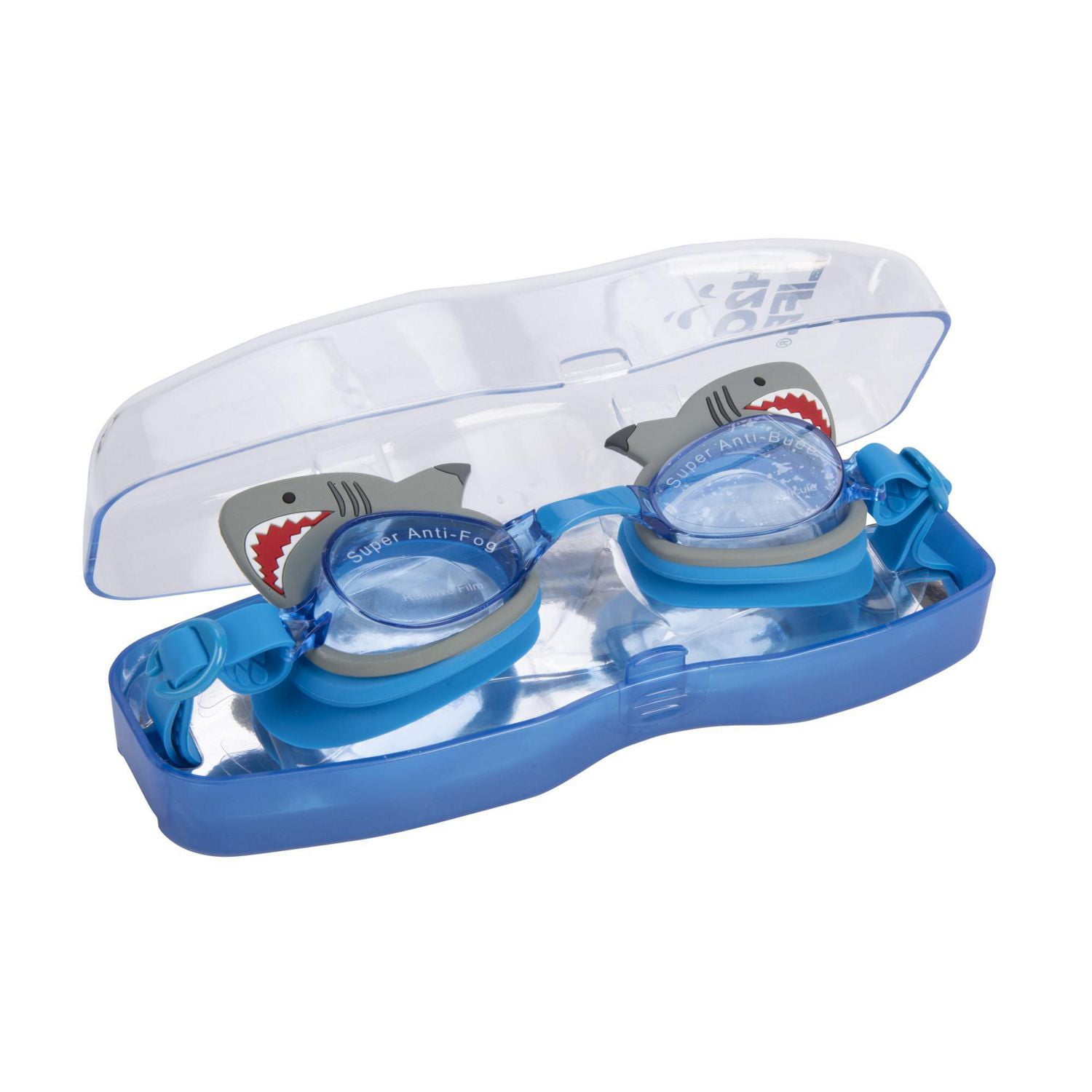 Generic Kids Swim Goggles GSG6420 with Shark Design Polycarbonate