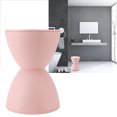 thumbnail image 3 of Tabouret Style Nordique Moderne Simple, Tabouret d'Accent en Forme de Sablier Design Rond Décoration Maison pour Salon, Chambre, Cuisine, 3 of 8