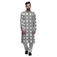 thumbnail image 1 of Atasi Kurta Imprimé de Designer pour Garçons Ensemble Kurta Pyjama Décontracté Vêtements d'Été, 1 of 5
