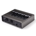 thumbnail image 1 of Professional 16-bit/48kHz XLR Audio Interface with DSP Reverb & 48V Phantom Power - USB Plug-and-Play Sound Card for Studio Recording, Karaoke, Podcasts, Streaming on PC & Mobile - Q16, 1 of 6