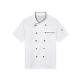 thumbnail image 4 of dPois Men Personalized Chef Coat With Hat Unisex Chef Jacket Kitchen Work Uniform Hotel Restaurant Workwear White01 L, 4 of 7