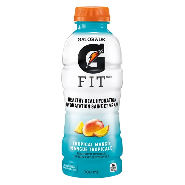 Gatorade Fit Tropical Mango Electrolyte beverage 500 mL, Bottle