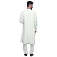 thumbnail image 2 of Atasi Solid Mens Kurta Cowl Drape Rayon Slub Festive Clothing Wear, 2 of 7