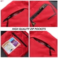 thumbnail image 3 of Veste Imperméable de Montagne pour Femmes Veste de Ski Veste Coupe-Vent Veste Chaude d'Hiver pour Camping Randonnée Ski, 3 of 7